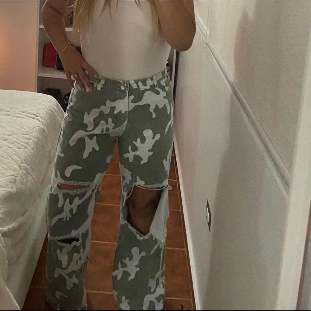 Cow Print Pant